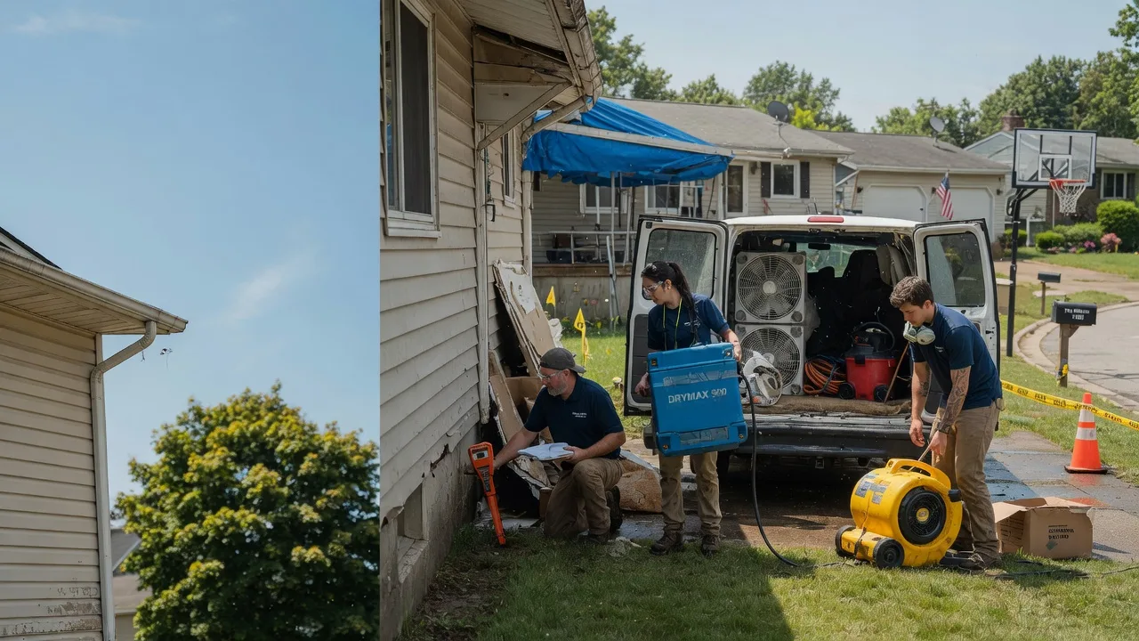 Ceiling Leak Cleanup in Fountaintown, IN near me